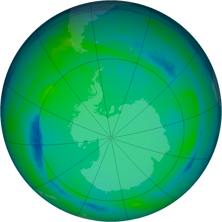 Ozone Map 2004-07-21